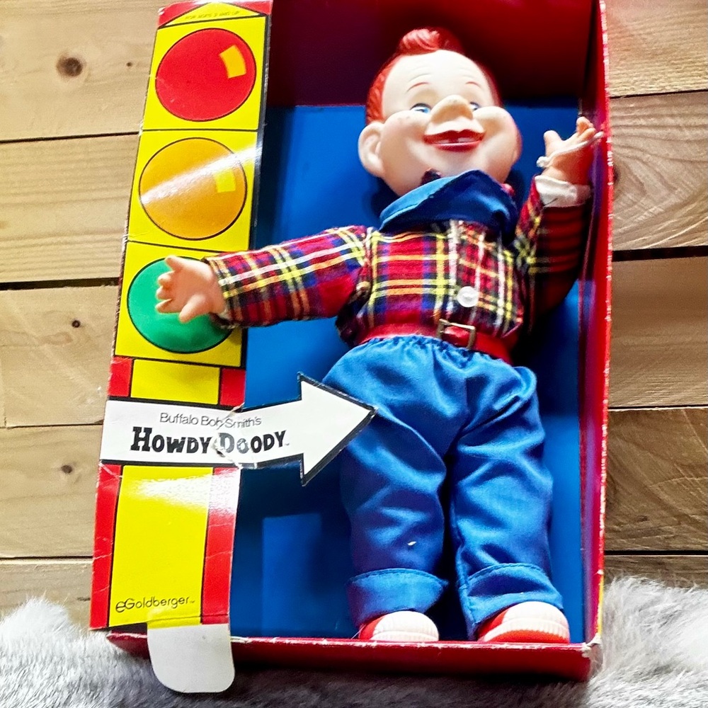 Howdy Doody Doll - Colorful Plaid Outfit
